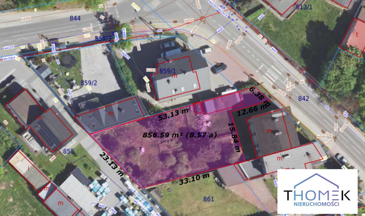 Działka na sprzedaż, Dąbrowa Górnicza Ząbkowice, 857 m²